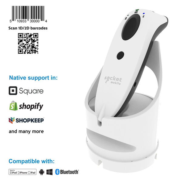 Scanner Barcode Bluetooth Lettura 1D e 2D - Serie CS1220 BT