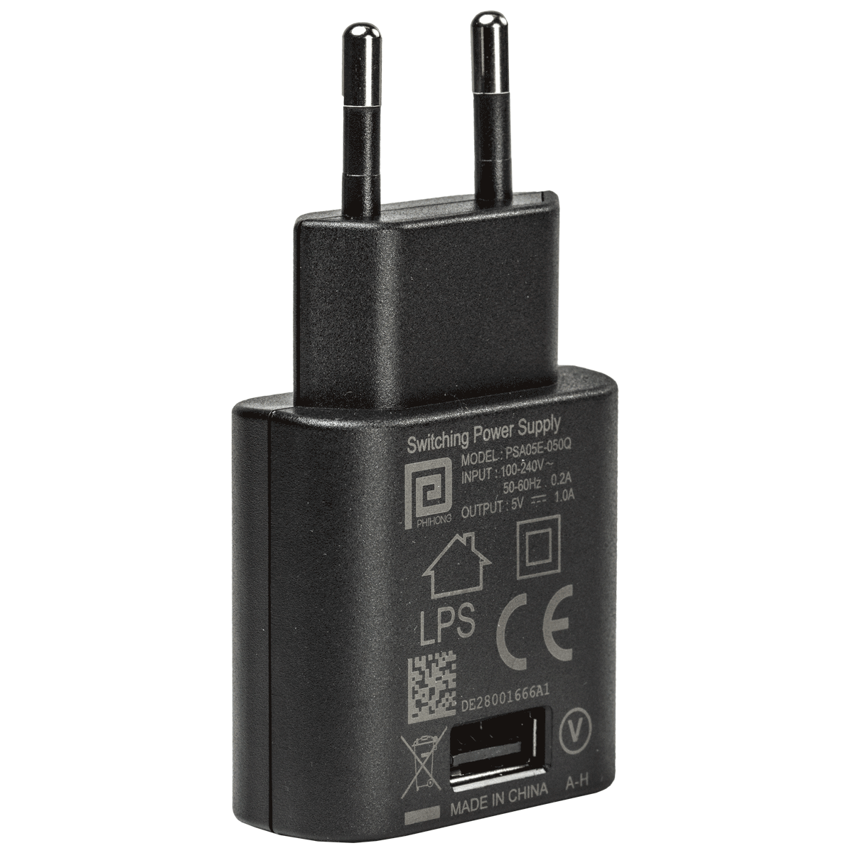 Type C - AC Power Supply, 1 USB (EU) – Socket Mobile